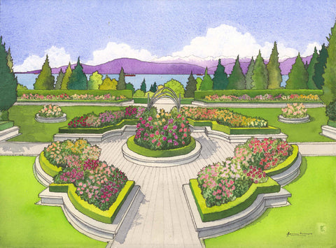 The Rose garden, UBC
