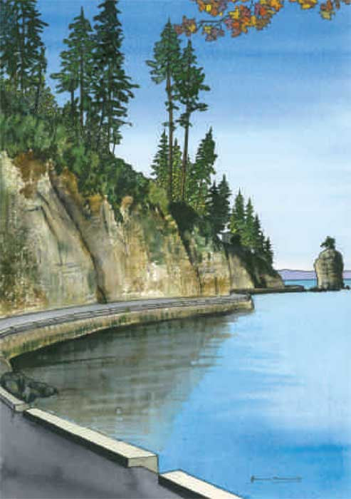 Approaching Siwash Rock