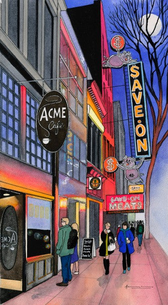 Hastings Street at Dusk