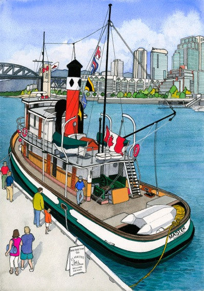 SS Master, docked at Granville Island