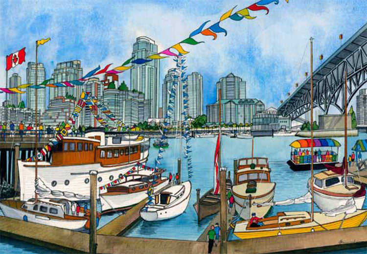 Summer on False Creek