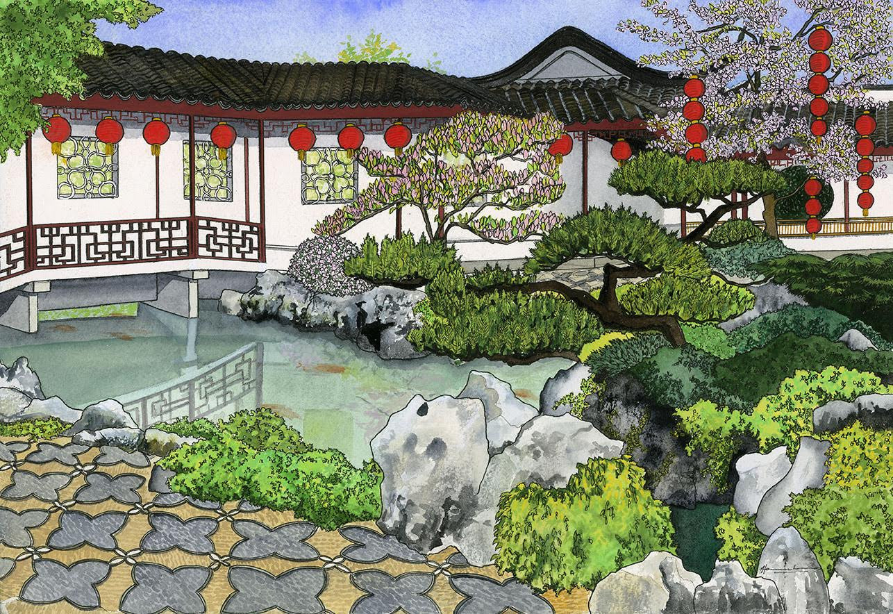 Springtime at the Dr Sun Yat Sen Gardens