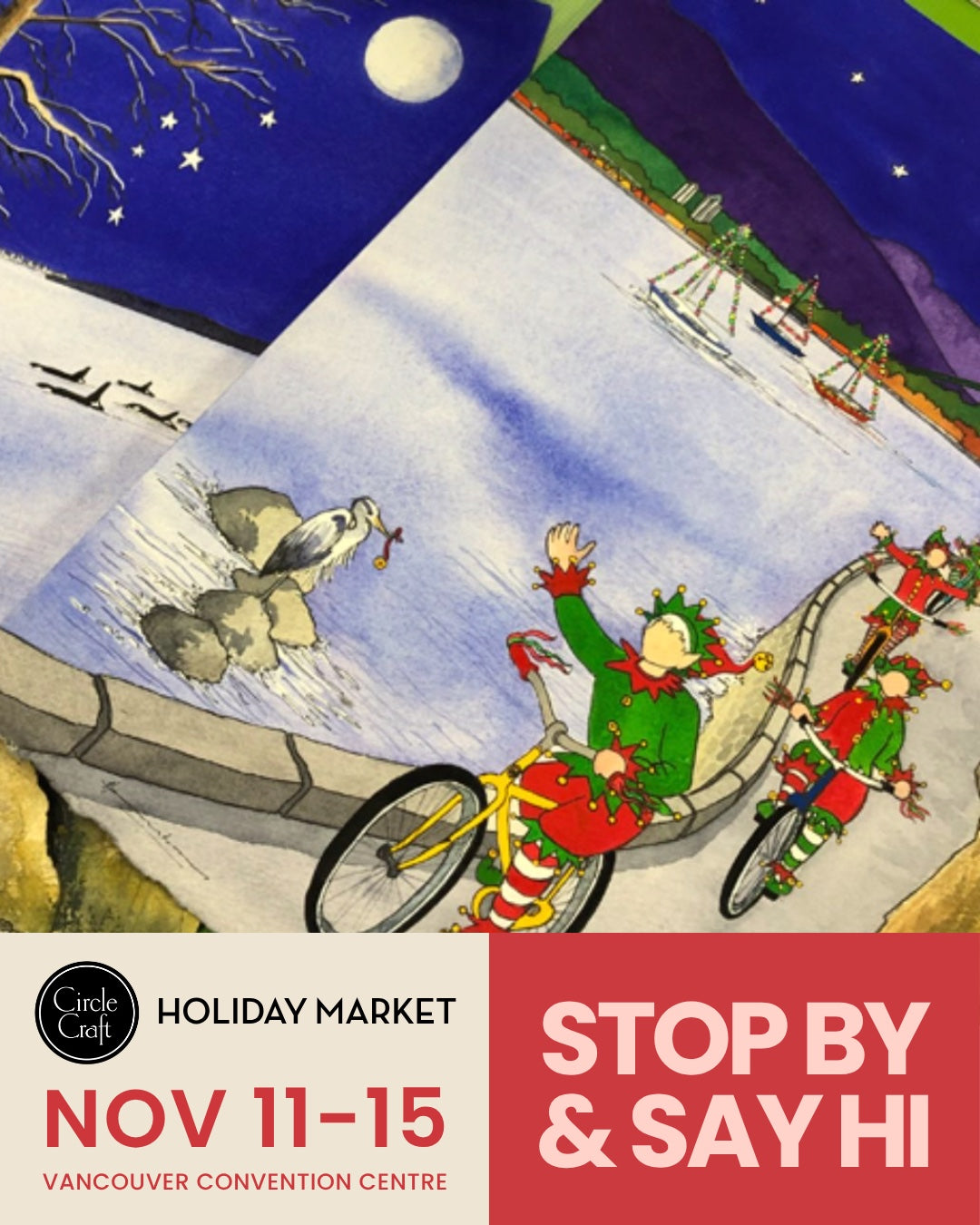 Visit Beaver Pond Creative at the Circle Craft Holiday Market, November 11–15