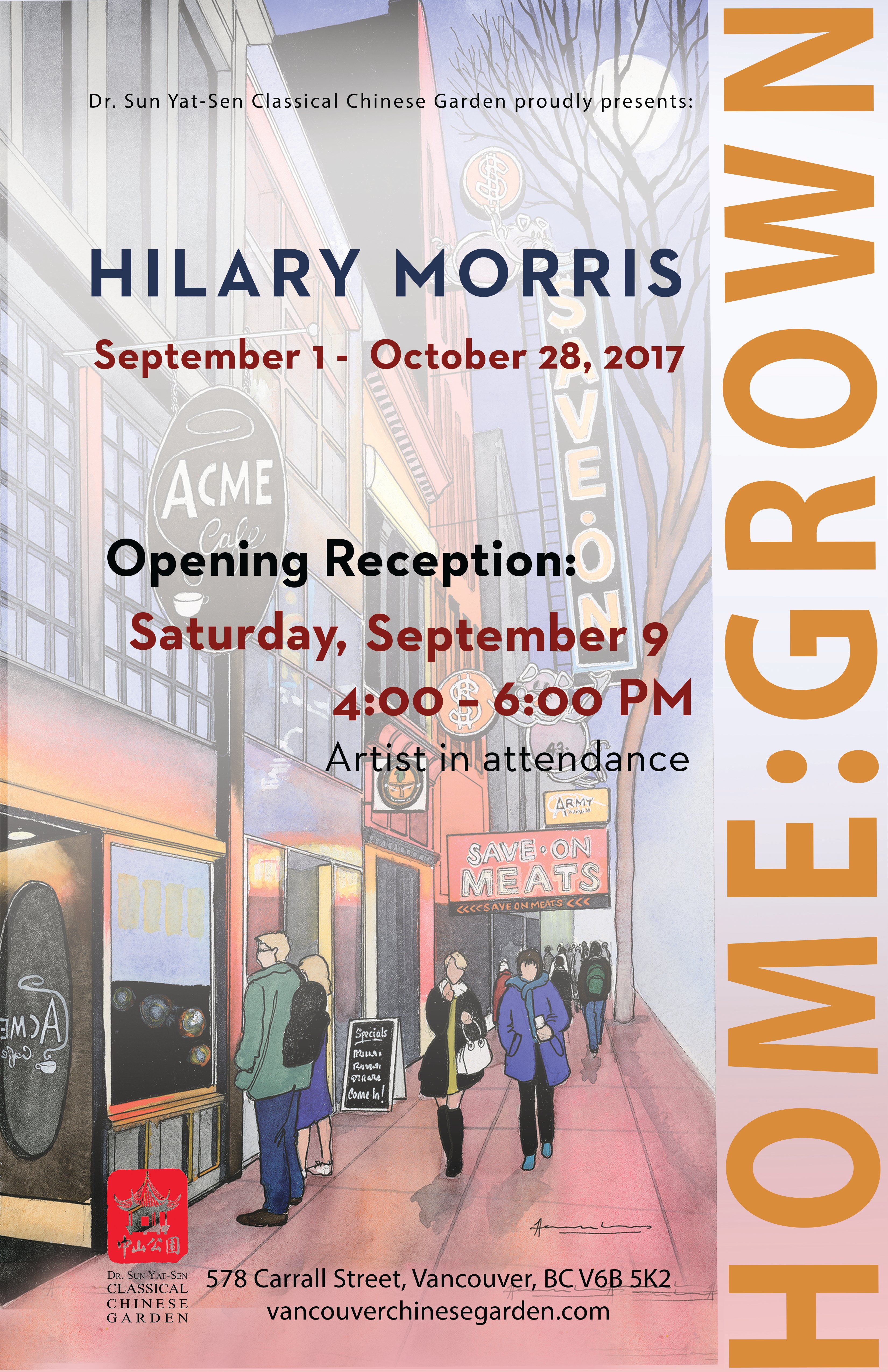 Home:Grown.  Solo Exhibition at the Dr Sun Yat-Sen Classical Chinese Garden