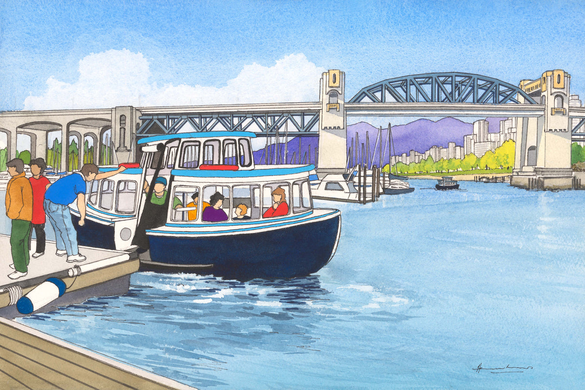 Taking the False Creek Ferry – Beaver Pond Creative