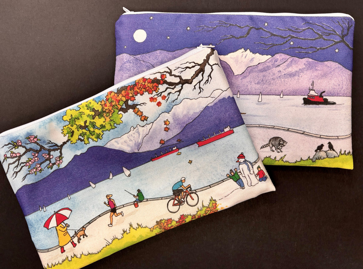 Four Seasons Flat Cosmetics Bag