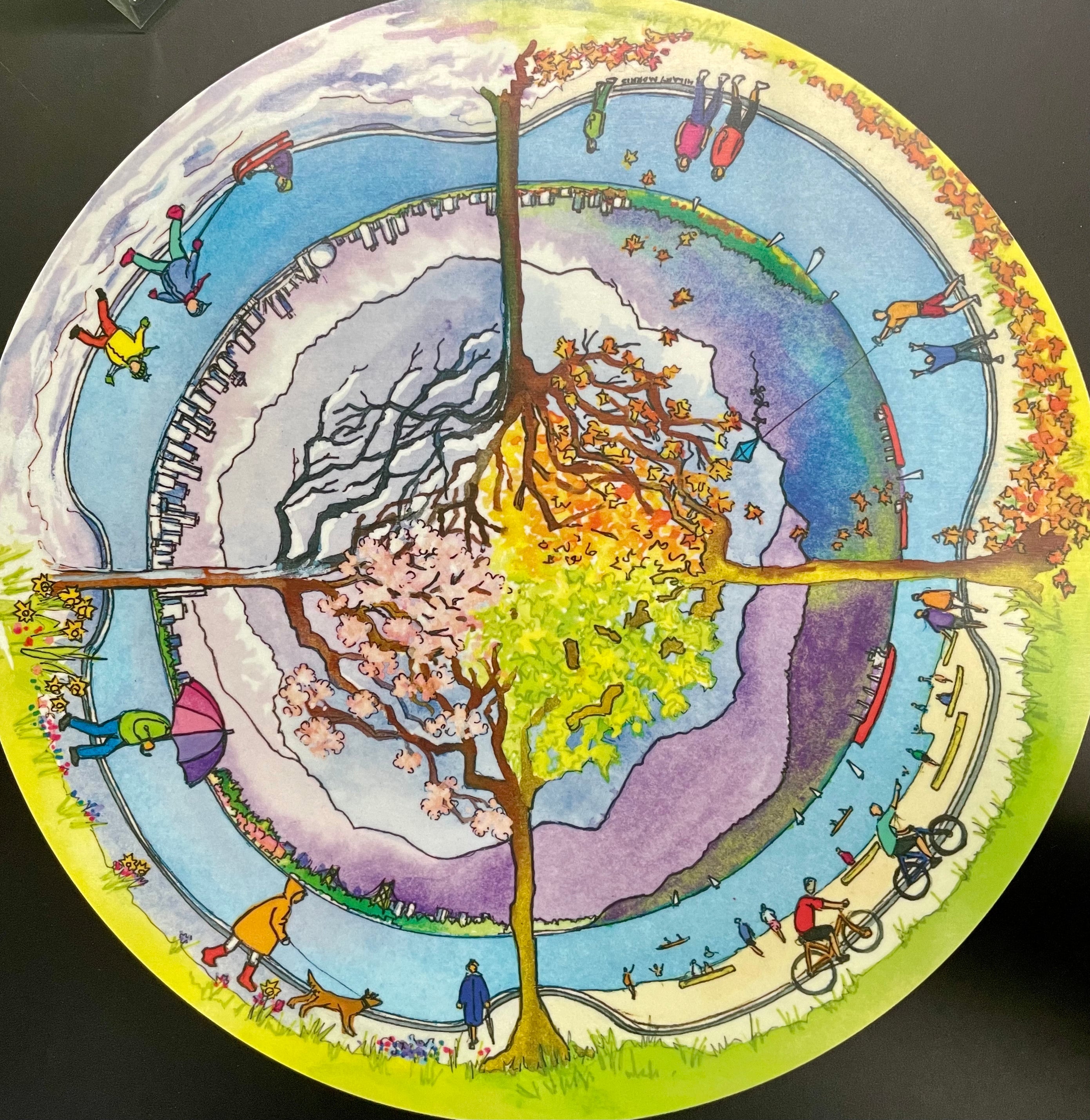 Table Mats - The Four Seasons ( in one!) of Vancouver