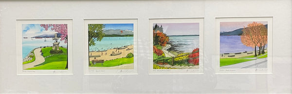 The Four Seasons of Vancouver - 4 in 1 Print