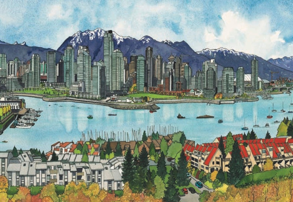 A Fall Day over False Creek