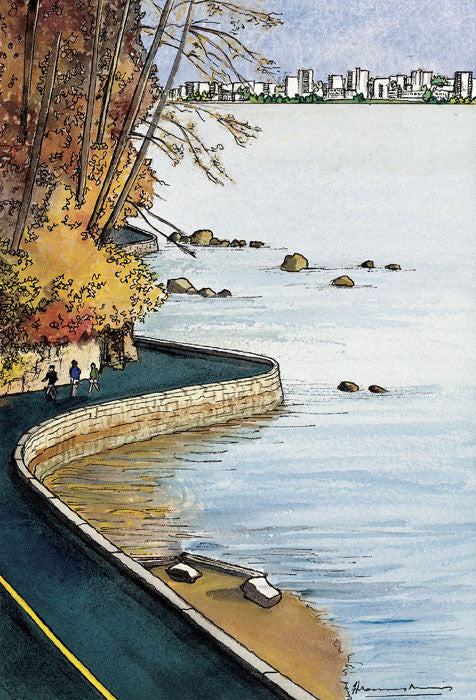 Autumn Seawall