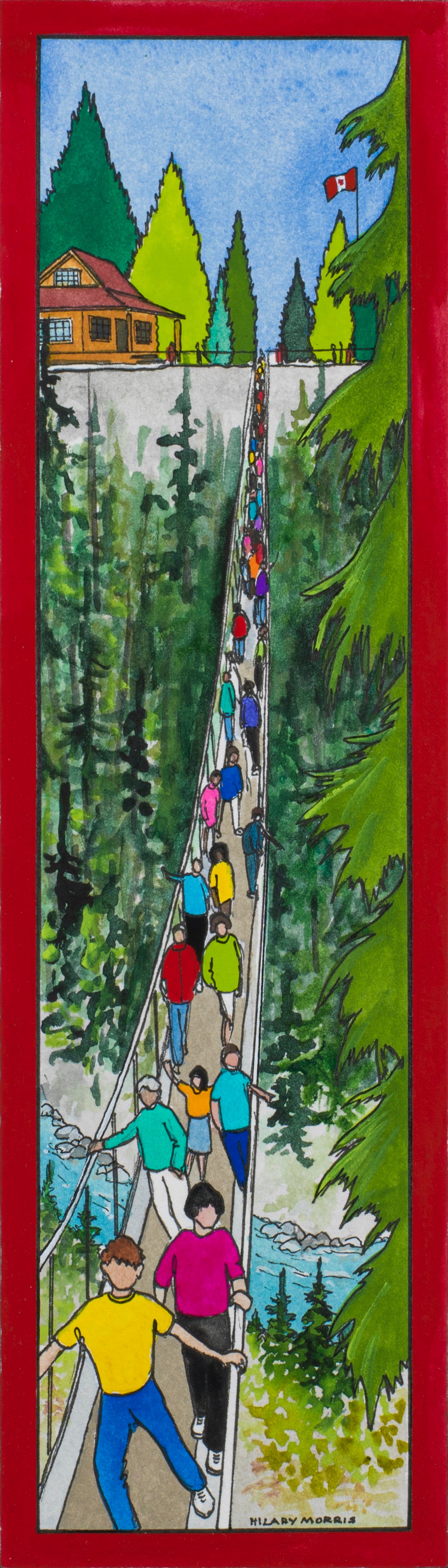 Bookmark - Crossing Capilano Suspension Bridge