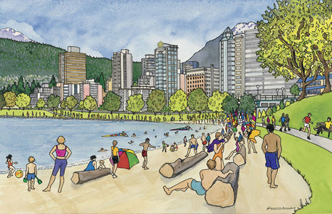 English Bay on the Beach