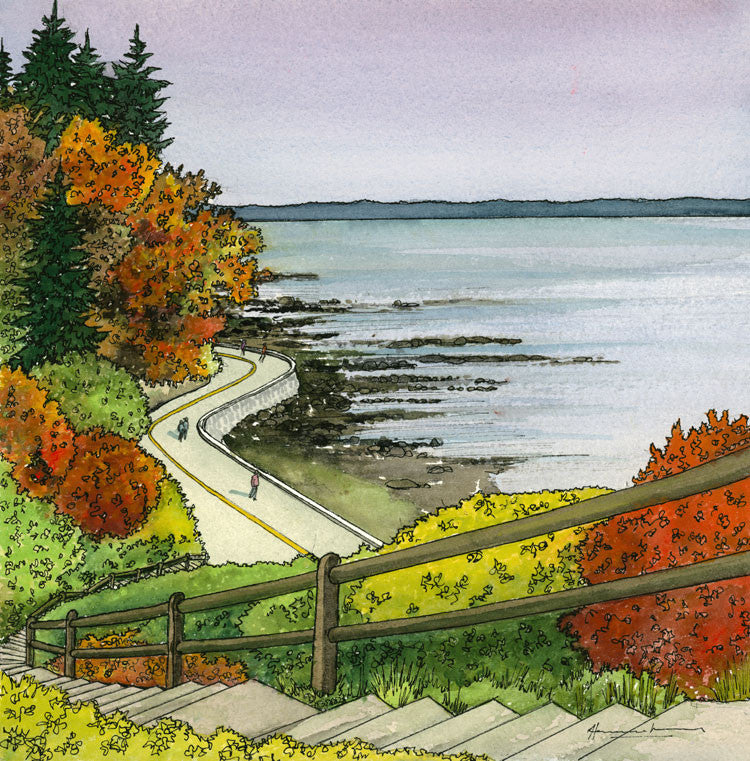 Fall, Stanley Park Seawall (Four Seasons of Vancouver)