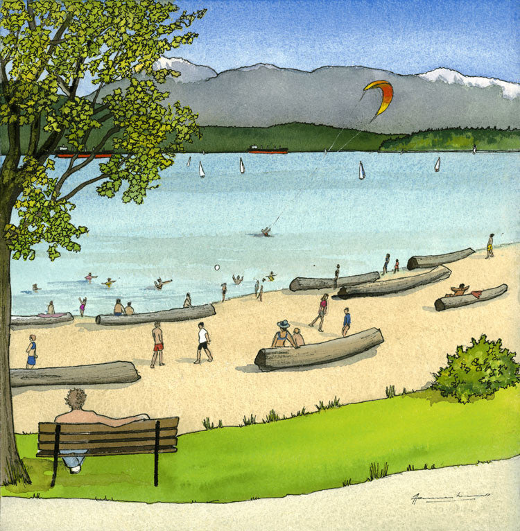 Summer, Spanish Banks (Four Seasons of Vancouver)