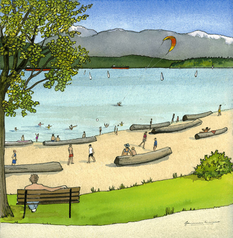 Summer, Spanish Banks (Four Seasons of Vancouver)
