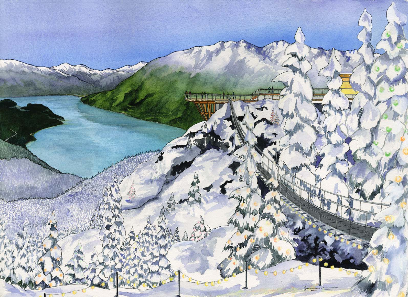 Howe Sound from the Sea to Sky Gondola
