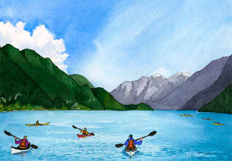 Kayaking Indian Arm