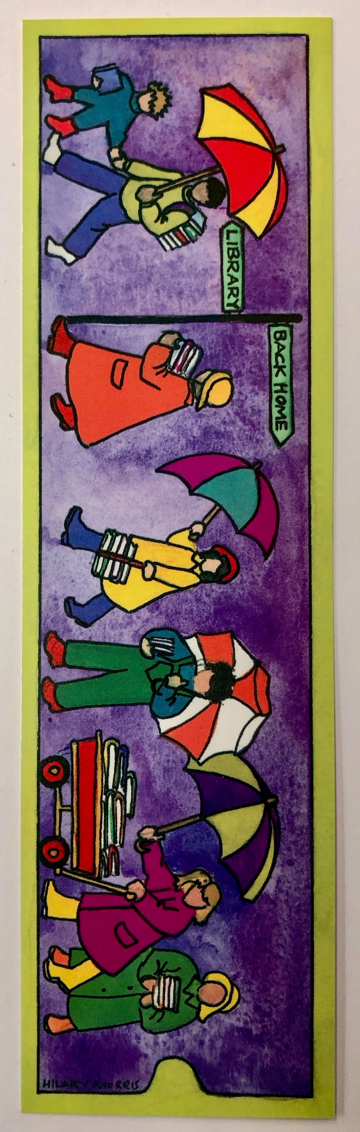 Bookmark - Kids in the Rain
