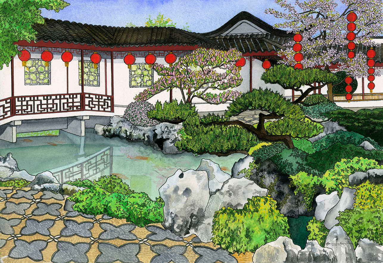Springtime at the Dr Sun Yet-Sen Garden