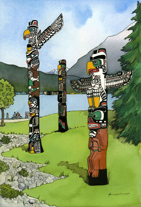 Stanley Park Totems