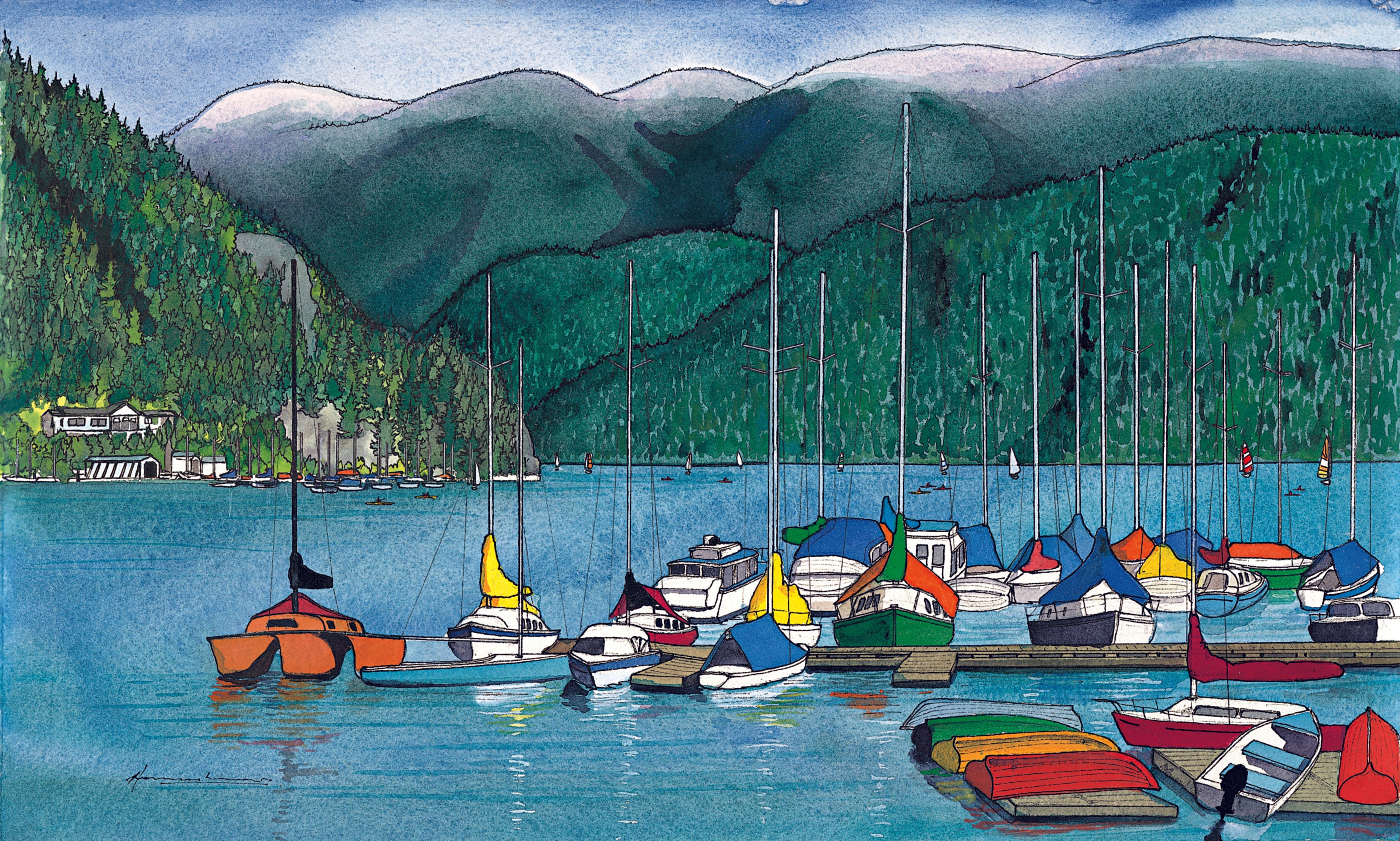 Summer in Deep Cove