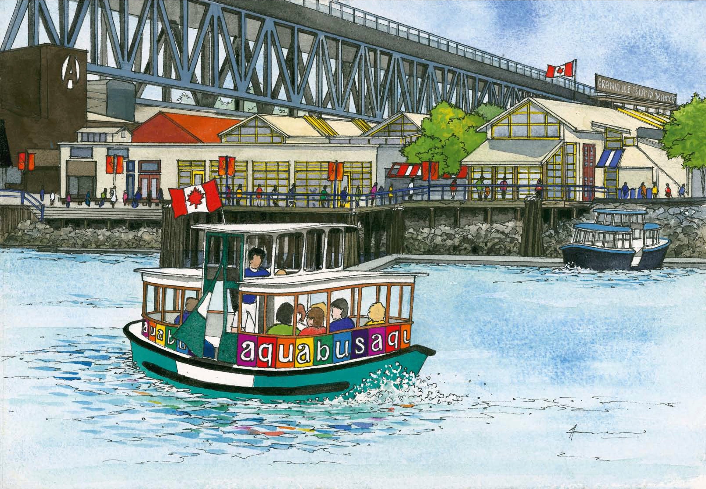 The Aquabus, Granville Island