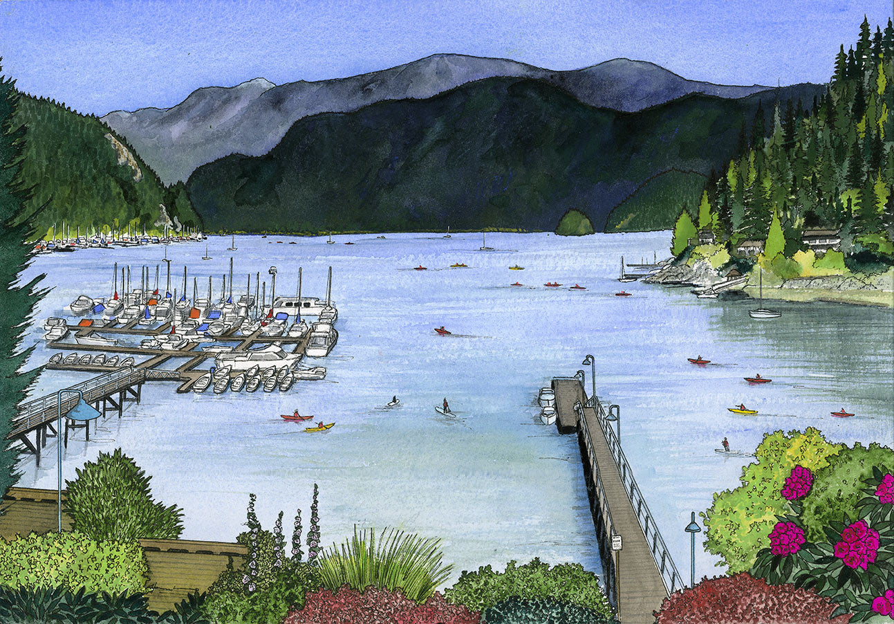 View from Deep Cove