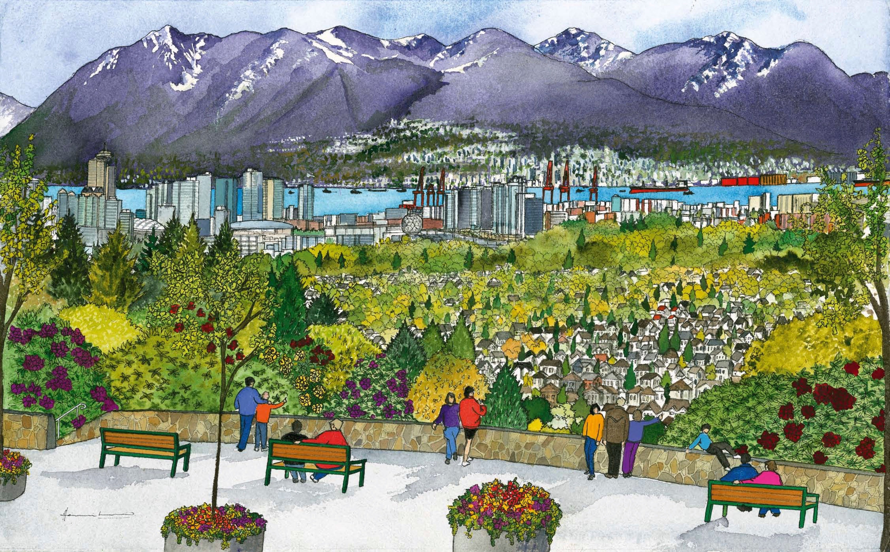 The View from Queen Elizabeth Park
