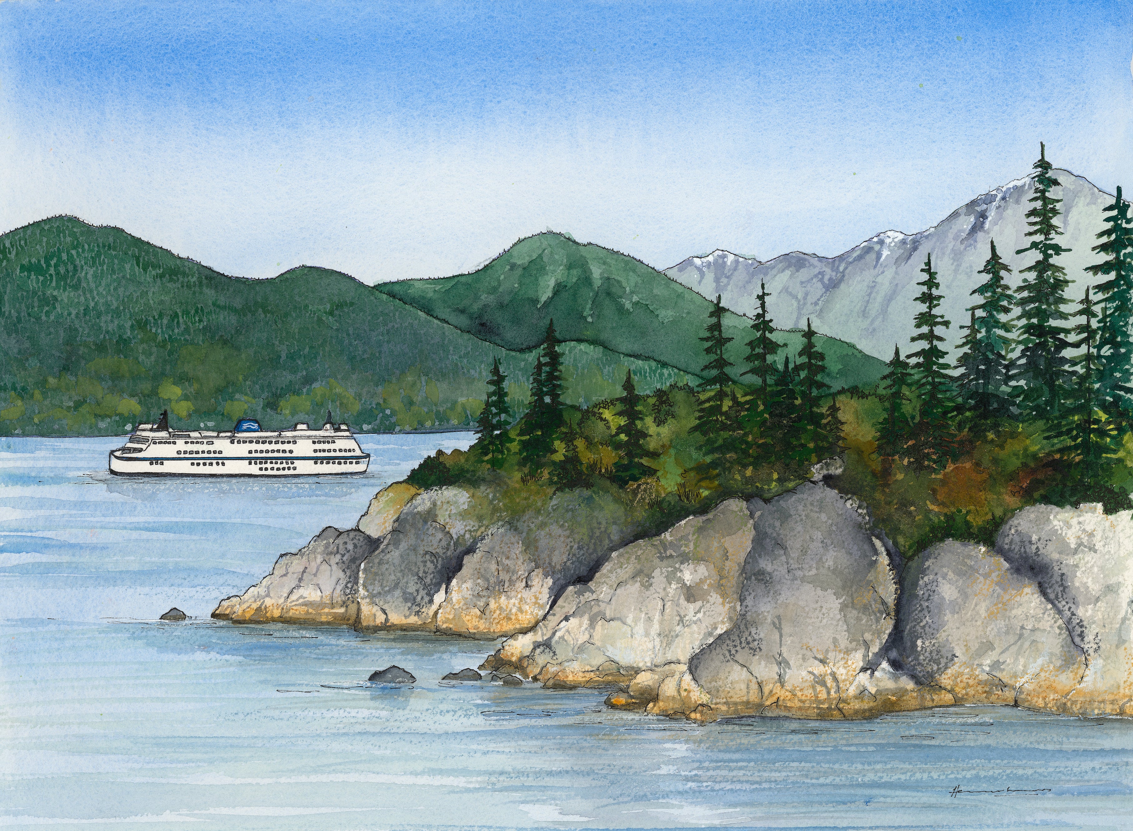 The View from Whytecliff Park
